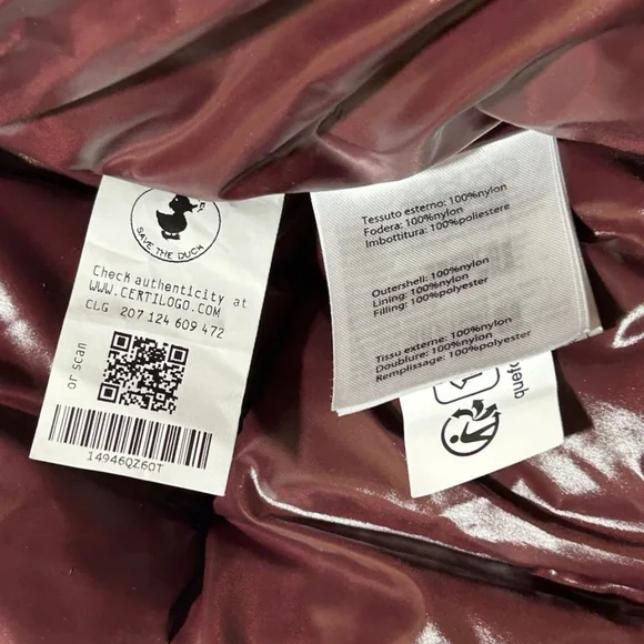 Save The Duck - Isla Puffer - Espresso Brown - M/L NWOT - Picture 11 of 12